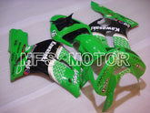Kawasaki NINJA ZX6R 2003-2004 Injection ABS Fairing - Factory Style - Black Green - MFS3739